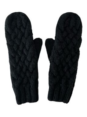 🦋 5/$25 - Target Merona Black Knit Winter Mittens